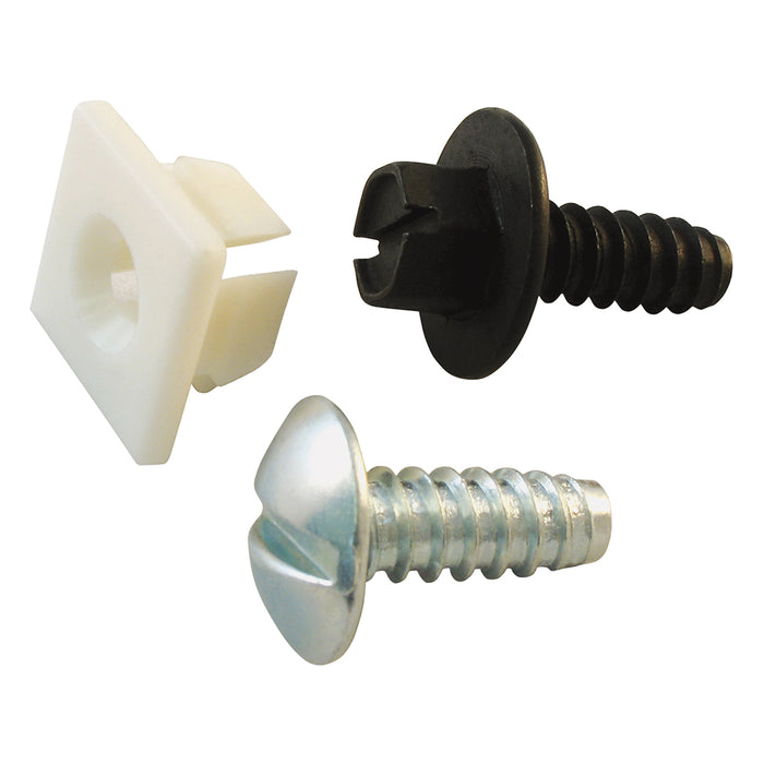 H. Paulin 009-275 Papco No.14x5/8" Truss Slot License plate fasteners Zinc 6Pcs