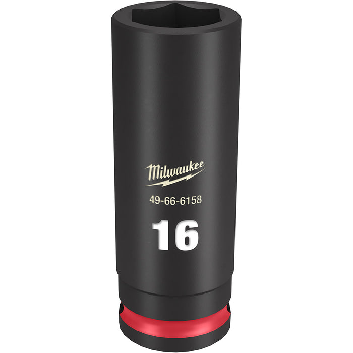 Milwaukee 49-66-6158 SHOCKWAVE Impact Duty™ 3/8"Drive 16MM Deep 6 Point Socket