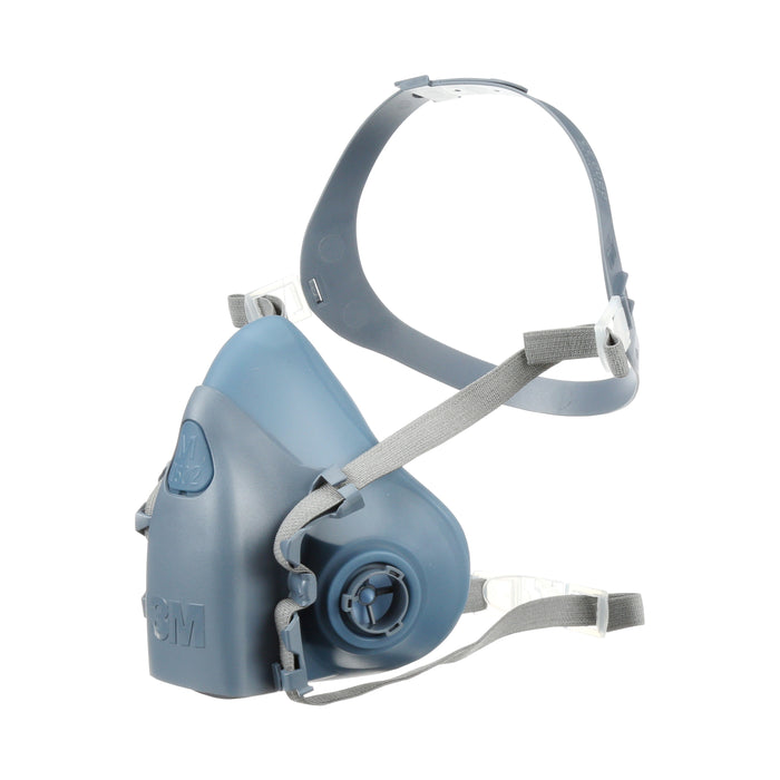 3M 7502 3M™ Half Facepiece Reusable Respirator, 7502, medium, 1/bag, Colour: Grey/Blue, 3M Stock No. 7000002162