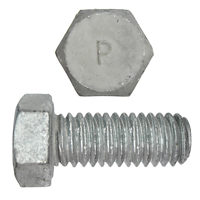 H. Paulin 850-583 Paulin 1/2"-13 x 1-1/2" Hex Head Cap Screws Grade 2 UNC Galvanized FT 50 Pcs