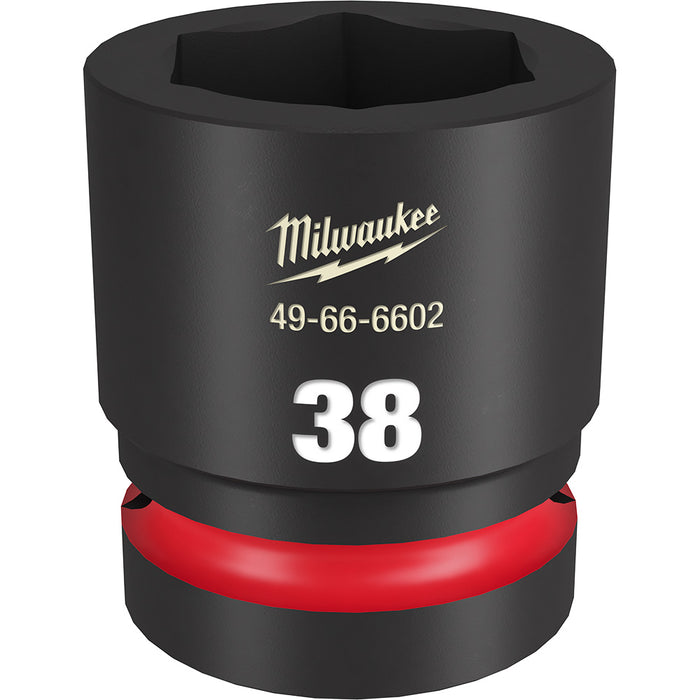 Milwaukee (366) 49-66-6602 SHOCKWAVE Impact Duty™ 1"Drive 38MM Standard 6 Point Socket