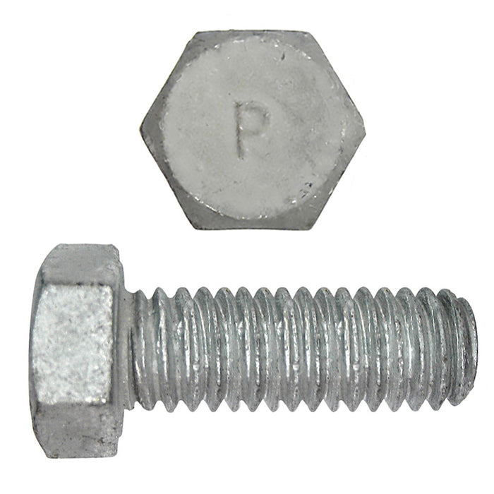 H. Paulin B850-675 Paulin 5/8"-11 x 2" Hex Head Cap Screws Grade 2 UNC Galvanized FT 175 Pcs