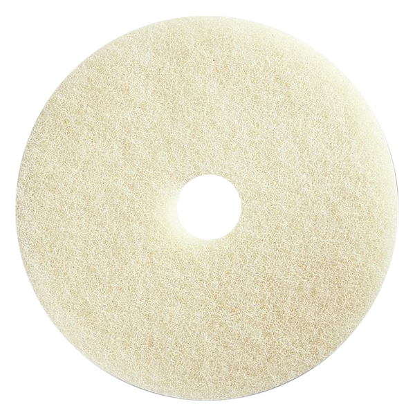 Dustbane (249) 42153 20" White Super Polishing Conventional Floor Pad