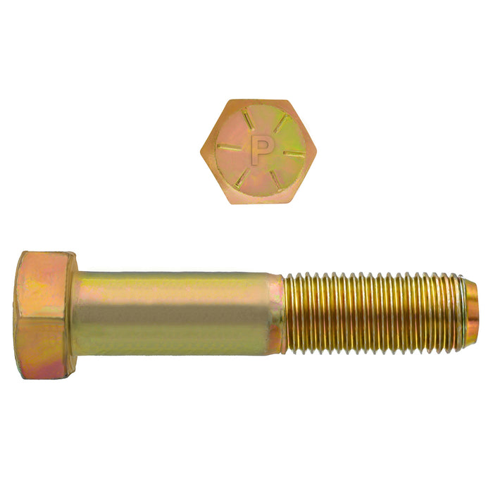 H. Paulin 080-768 Paulin 7/8"-14 x 3-1/2" Hex Head Cap Screws Grade 8 UNF Zinc PT 20 Pcs