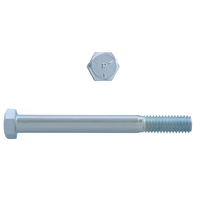 H. Paulin 075-502 Paulin 3/8"-16 x 3-1/2" Hex Head Cap Screws Grade 5 UNC Zinc PT 100 Pcs