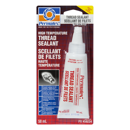 Permatex 59234 PERMATEX HIGH TEMPERATURE THREAD SEALANT 50ML CARDED TUBE