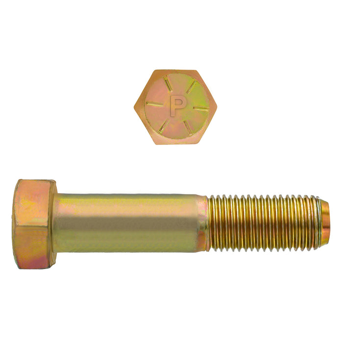 H. Paulin (680) B080-723 Paulin 3/4"-16 x 3-1/2" Hex Head Cap Screws Grade 8 UNF Zinc-Yellow PT 70 Pcs
