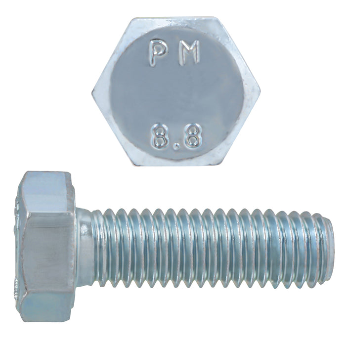H. Paulin (680) 009-223 Paulin M6-1.00 x 20mm Metric Hex Head Cap Screws CL 8.8 Coarse Zinc DIN933 FT 10 Pcs