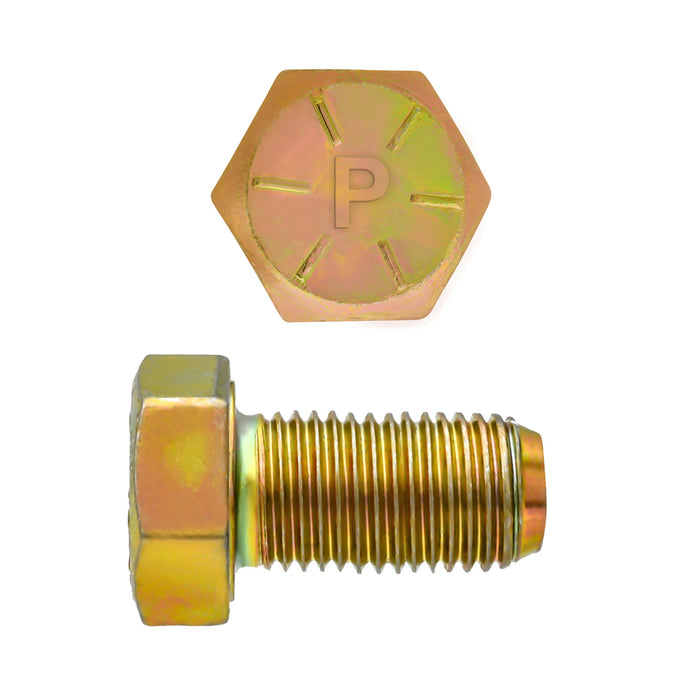 H. Paulin (680) 080-532 Paulin 7/16"-20 x 3/4" Hex Head Cap Screws Grade 8 UNF Zinc-Yellow FT 50 Pcs