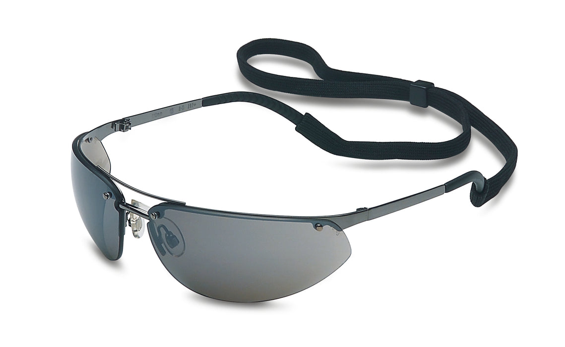 North Safety (399) 11150804 UVEX by Honeywell 11150804 Fuse Safety Eyewear Gunmetal Frame, Silver Mirror Lens with Anti-Scratch Hardcoat
