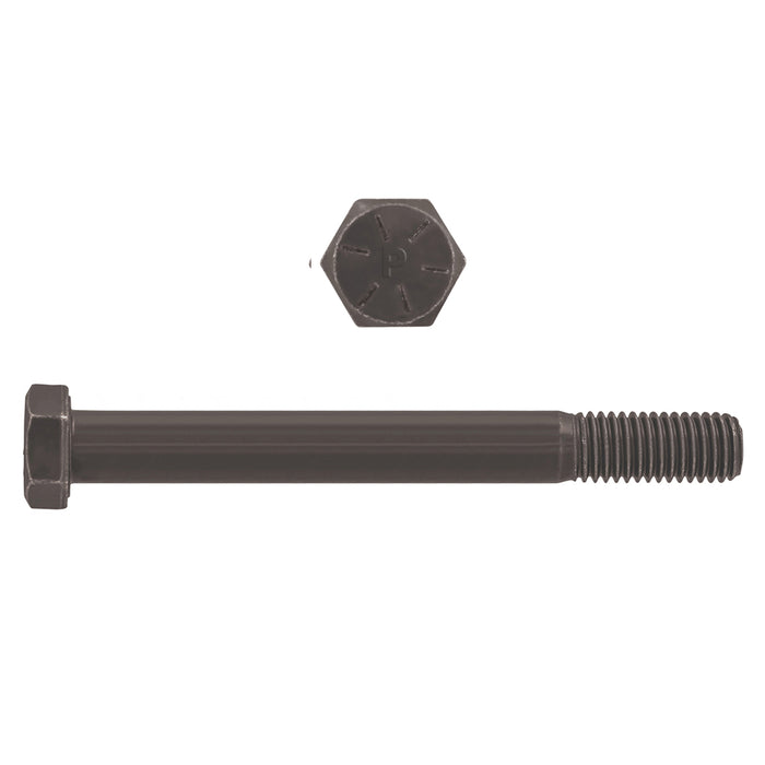 H. Paulin 077-776 Paulin 7/8"-9 x 6-1/2" Hex Head Cap Screws Grade 8 UNC Bare Metal PT 10 Pcs