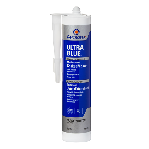 Permatex 59613 PERMATEX ULTRA BLUE GASKET MAKER 77C 300ML CARTRIDGE