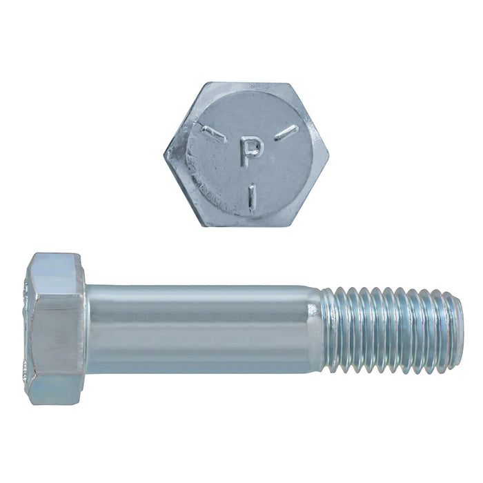 H. Paulin (680) B075-814 Paulin 1"-8 x 5-1/2" Hex Head Cap Screws Grade 5 UNC Zinc PT 25 Pcs