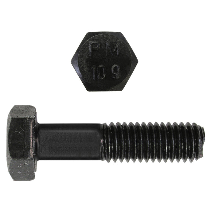 H. Paulin (680) 612-372 Paulin M10-1.50 x 40mm Metric Hex Head Cap Screws CL 10.9 Coarse Bare Metal DIN931 PT 100 Pcs