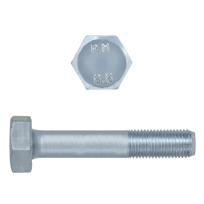 H. Paulin (680) 024-126 Paulin M8-1 x 50mm Metric Hex Head Cap Screws CL 8.8 Fine Zinc DIN961 FT 6 Pcs