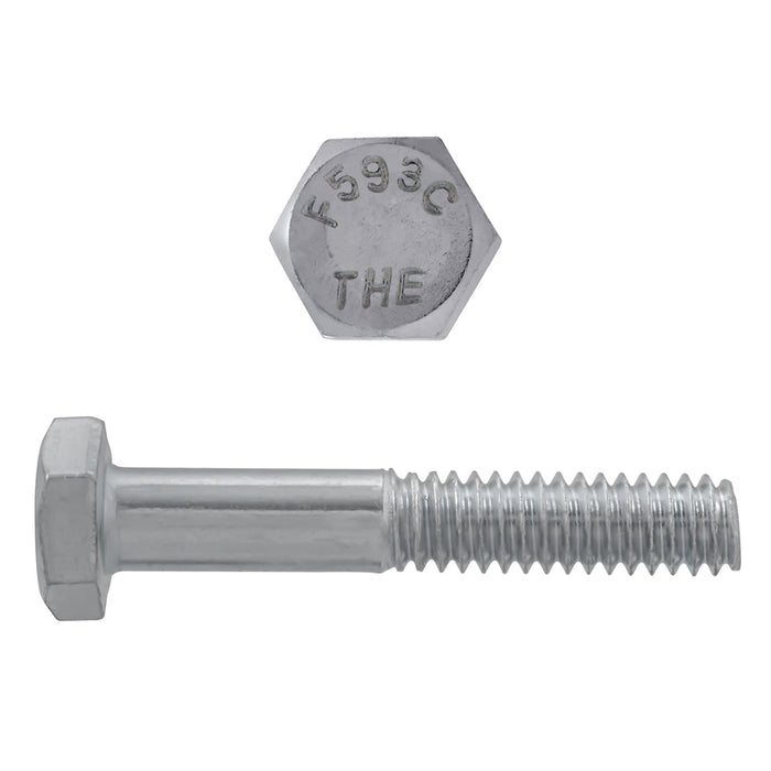 H. Paulin (680) 009-086 Paulin 1/4"-20 x 1-1/2" Hex Head Cap Screws 18.8 Stainless UNC PT 3 Pcs