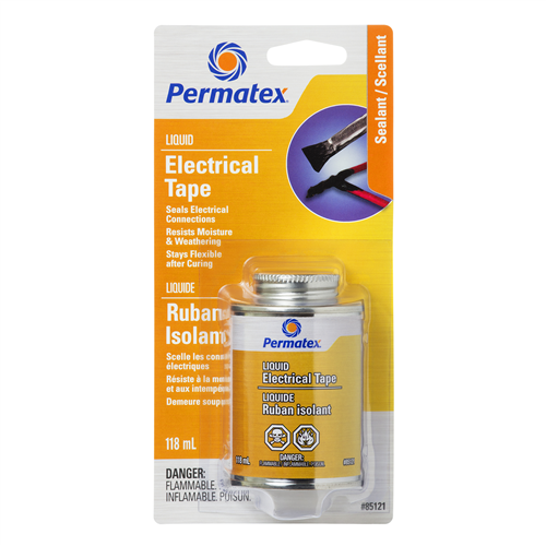 Permatex 85121 PERMATEX LIQUID ELECTRICAL TAPE 118ML BOTTLE