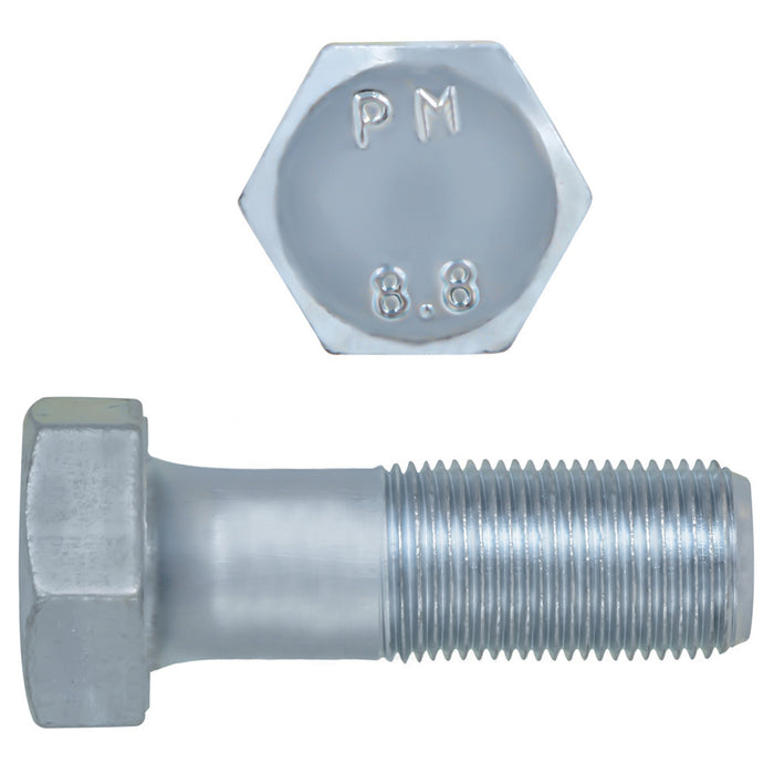 H. Paulin 024-806 Paulin M6-1.00 x 30mm Metric Hex Flange Bolts Zinc Class 10.9 Coarse Thread PT 6 Pcs