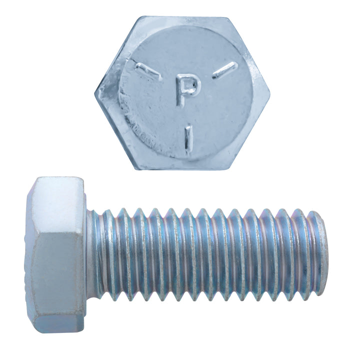 H. Paulin 075-534 Paulin 7/16"-14 x 1" Hex Head Cap Screws Grade 5 UNC Zinc FT 50 Pcs
