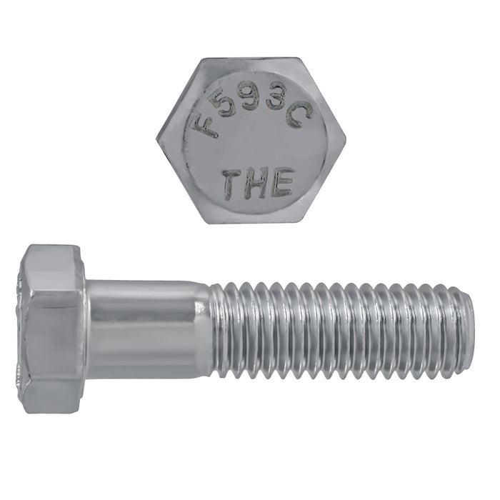 H. Paulin (680) 009-099 Paulin 1/2"-13 x 2" Hex Head Cap Screws 18.8 Stainless UNC PT 1 Pc