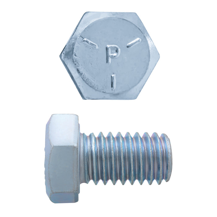 H. Paulin 075-485 Paulin 3/8"-16 x 1/2" Hex Head Cap Screws Grade 5 UNC Zinc FT 100 Pcs