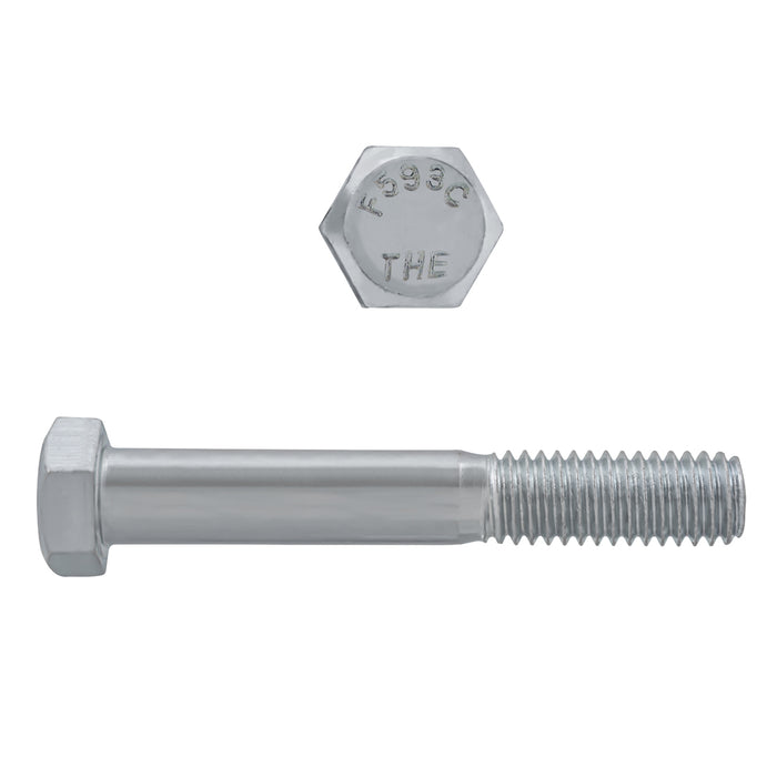 H. Paulin (680) 5000-497 Paulin 3/8"-16 x 2-1/4" Hex Head Cap Screws 18.8 Stainless UNC PT 50 Pcs
