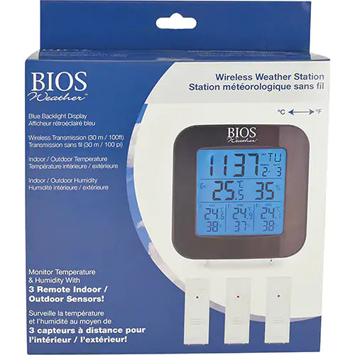 Wireless Weather Station with 3 Sensors - 339BC