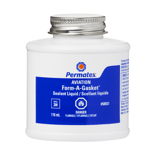 Permatex 58931 PERMATEX FORM-A-GASKET AVIATION GASKET SEALANT 3H 118ML CAN
