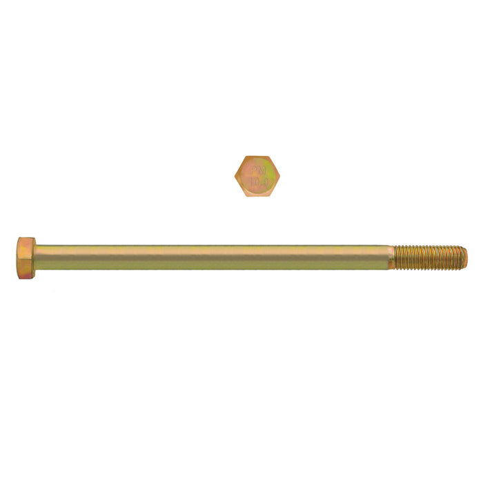 H. Paulin 613-431 Paulin M12-1.75 x 150mm Metric Hex Head Cap Screws CL 10.9 Coarse Zinc-Yellow DIN931 PT 50 Pcs