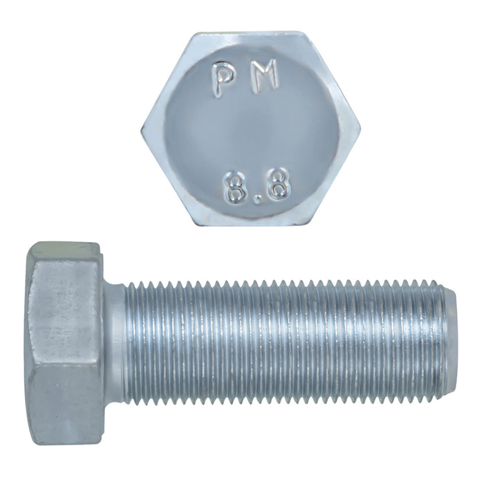 H. Paulin (680) 609-524 Paulin M20-1.50 x 60mm Metric Hex Head Cap Screws CL 8.8 Extra Fine Zinc DIN931 PT 10 Pcs