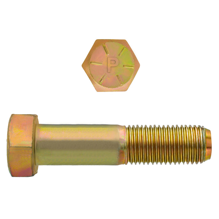 H. Paulin B080-721 Paulin 3/4"-16 x 3" Hex Head Cap Screws Grade 8 UNF Zinc-Yellow PT 80 Pcs