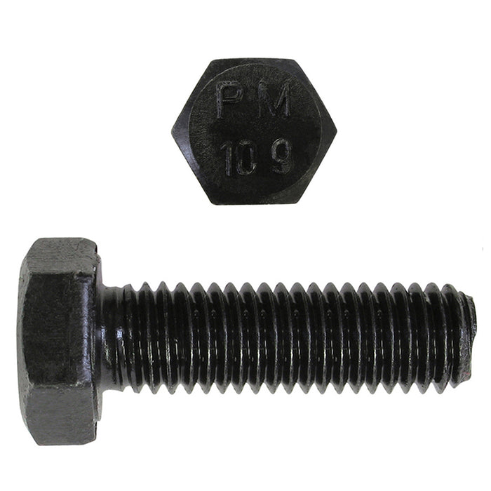 H. Paulin B612-556 Paulin M24-3.00 x 70mm Metric Hex Head Cap Screws CL 10.9 Coarse Bare Metal DIN933 FT 50 Pcs