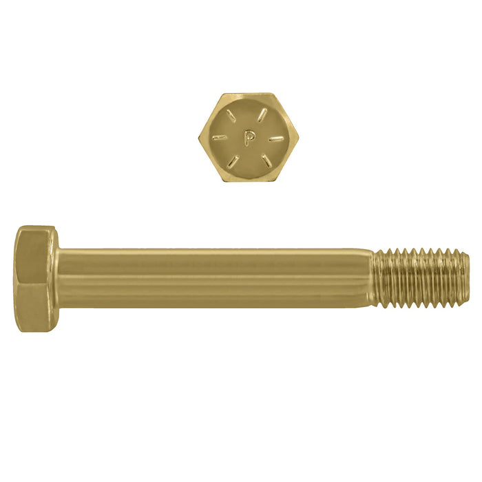 H. Paulin (680) B079-600 Paulin 1/2"-13 x 6-1/2" Hex Head Cap Screws Grade 8 UNC Zinc-Yellow PT 100 Pcs