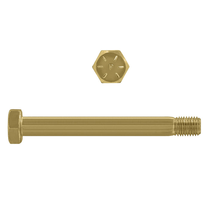 H. Paulin 079-738 Paulin 3/4"-10 x 10" Hex Head Cap Screws Grade 8 UNC Zinc-Yellow PT 10 Pcs