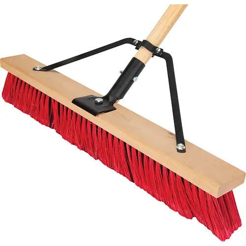 Push Broom with Braced Handle - JQ458