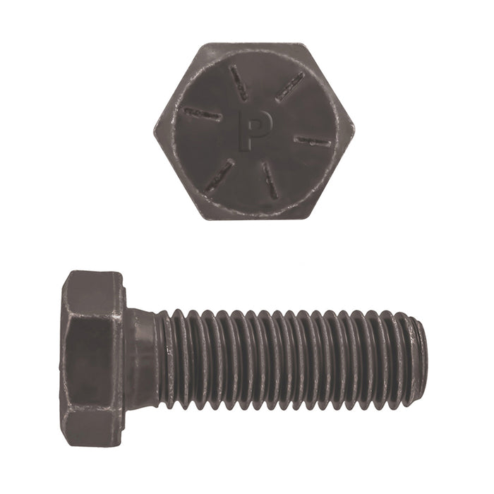 H. Paulin (680) 077-489 Paulin 3/8"-16 x 1" Hex Head Cap Screws Grade 8 UNC Bare Metal FT 100 Pcs