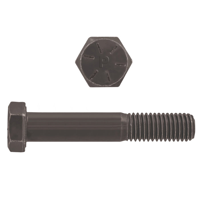 H. Paulin B077-811 Paulin 1"-8 x 4" Hex Head Cap Screws Grade 8 UNC Bare Metal PT 35 Pcs