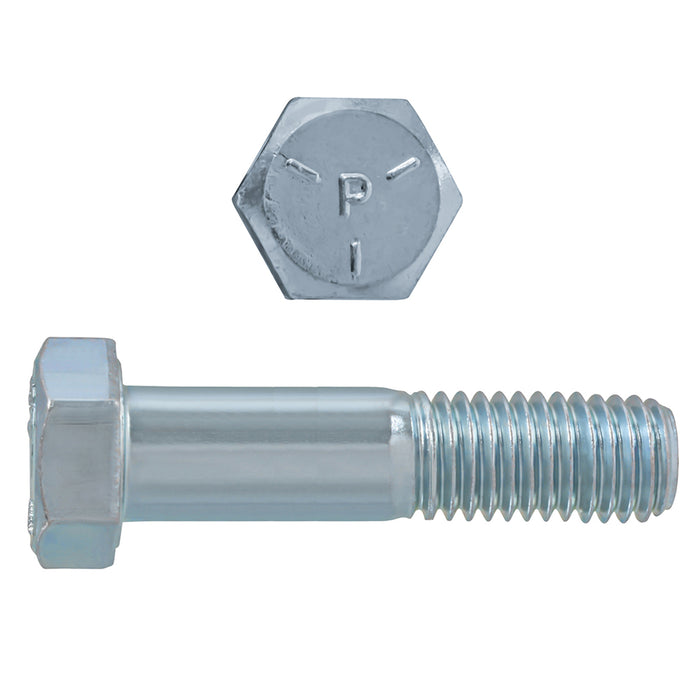 H. Paulin 075-681 Paulin 5/8"-11 x 3-1/2" Hex Head Cap Screws Grade 5 UNC Zinc PT 25 Pcs