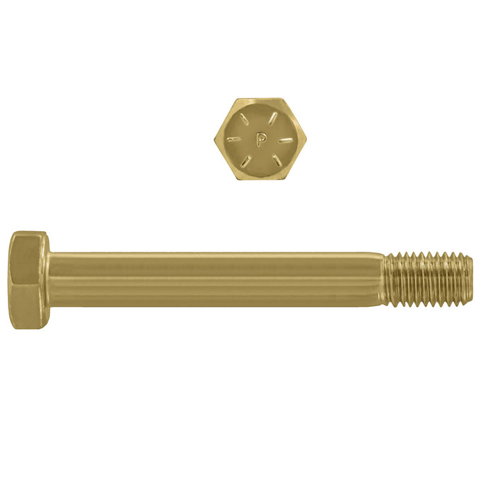 H. Paulin B079-602 Paulin 1/2"-13 x 7-1/2" Hex Head Cap Screws Grade 8 UNC Zinc-Yellow PT 80 Pcs