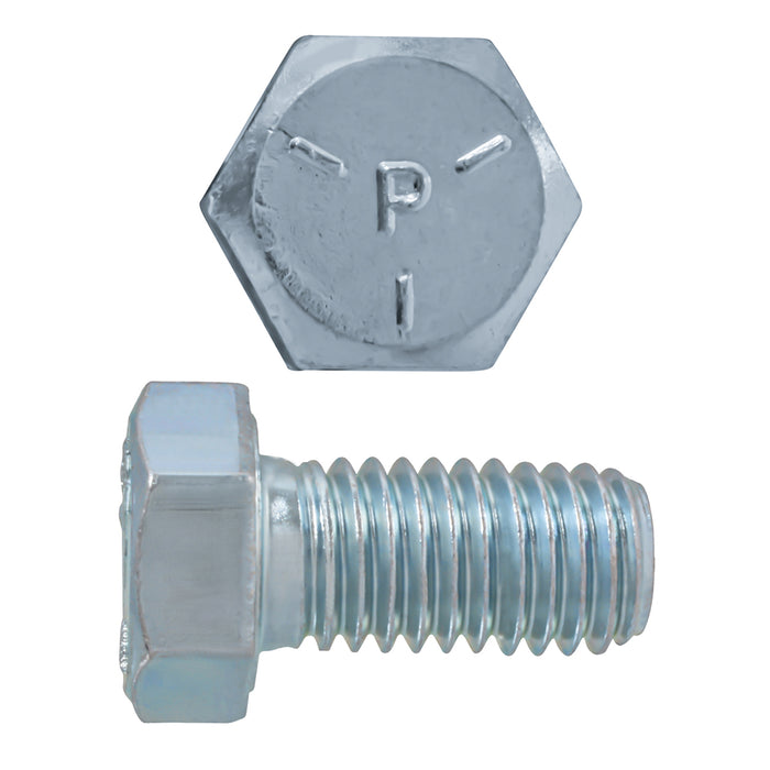 H. Paulin 075-579 Paulin 1/2"-13 x 1" Hex Head Cap Screws Grade 5 UNC Zinc FT 50 Pcs