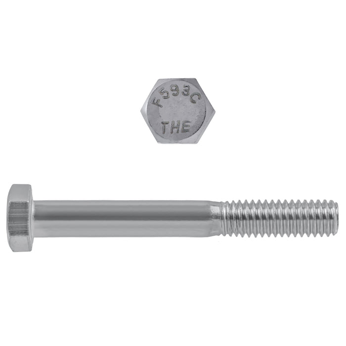 H. Paulin 5000-452 Paulin 5/16"-18 x 2-1/4" Hex Head Cap Screws 18.8 Stainless UNC PT 50 Pcs