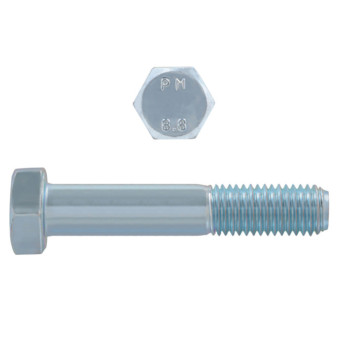 H. Paulin (680) 608-561 Paulin M24-3.00 x 110mm Metric Hex Head Cap Screws CL 8.8 Coarse Zinc DIN931 PT 10 Pcs