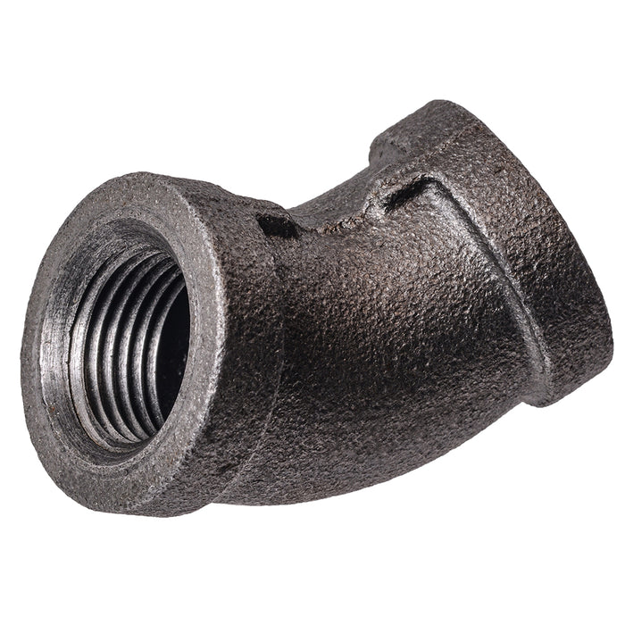 H. Paulin DBM105-F Dominion 1" Pipe Elbow 45° Malleable Iron Forged Schedule 40 (150No.) 1Pcs