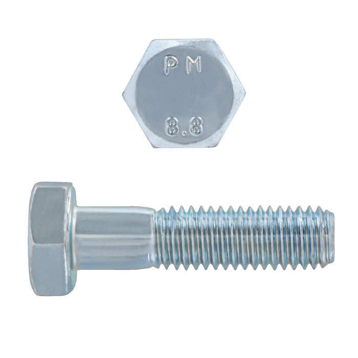 H. Paulin 024-064 Paulin M10-1.50 x 40mm Metric Hex Head Cap Screws CL 8.8 Coarse Zinc DIN931 PT 4 Pcs