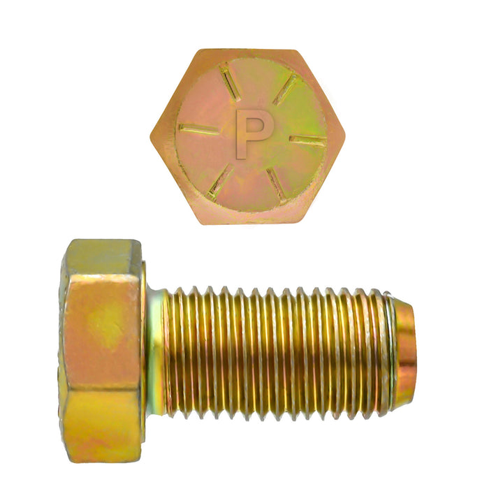 H. Paulin (680) 080-710 Paulin 3/4"-16 x 1" Hex Head Cap Screws Grade 8 UNF Zinc-Yellow FT 20 Pcs