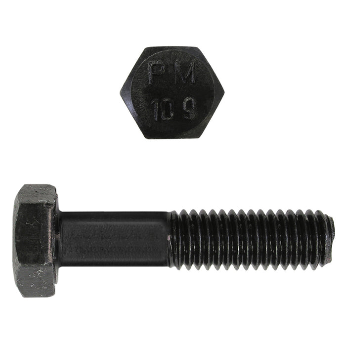 H. Paulin 612-321 Paulin M8-1.25 x 35mm Metric Hex Head Cap Screws CL 10.9 Coarse Bare Metal DIN931 PT 100 Pcs
