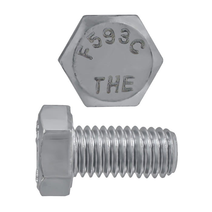 H. Paulin (680) 5000-538 Paulin 7/16"-14 x 1-1/2" Hex Head Cap Screws 18.8 Stainless UNC FT 25 Pcs