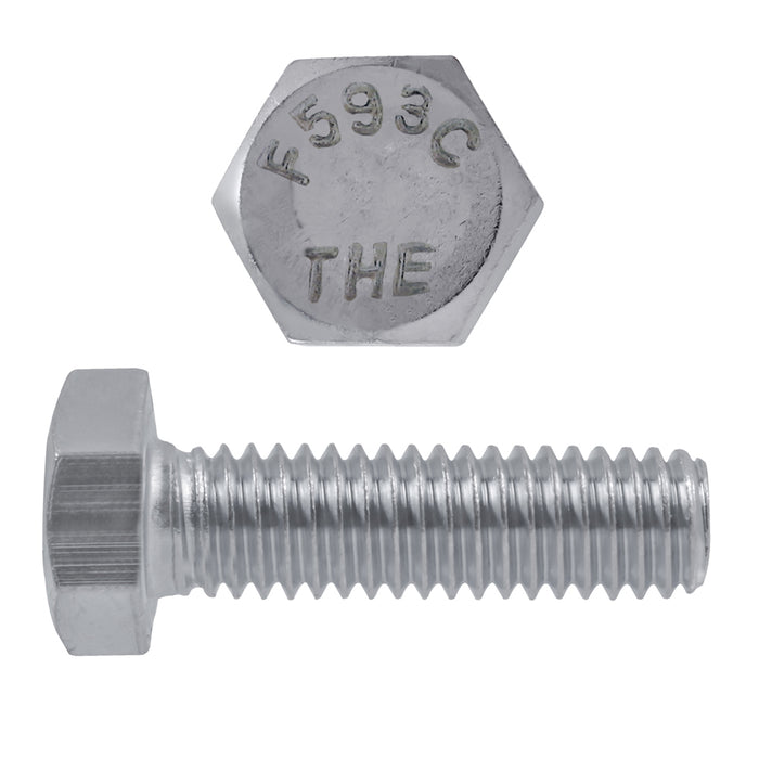 H. Paulin (680) 009-085 Paulin 1/4"-20 x 1" Hex Head Cap Screws 18.8 Stainless UNC FT 4 Pcs