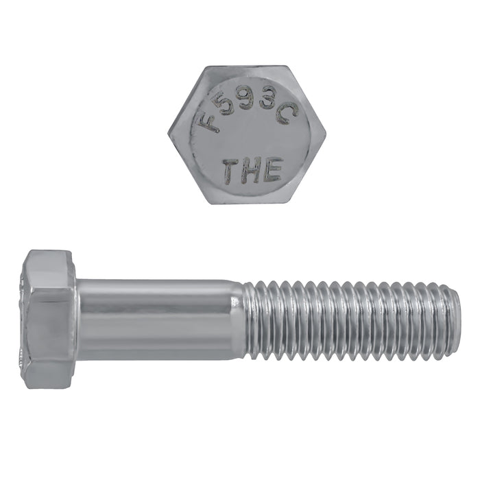 H. Paulin (680) 5000-588 Paulin 1/2"-13 x 2-1/2" Hex Head Cap Screws 18.8 Stainless UNC PT 20 Pcs