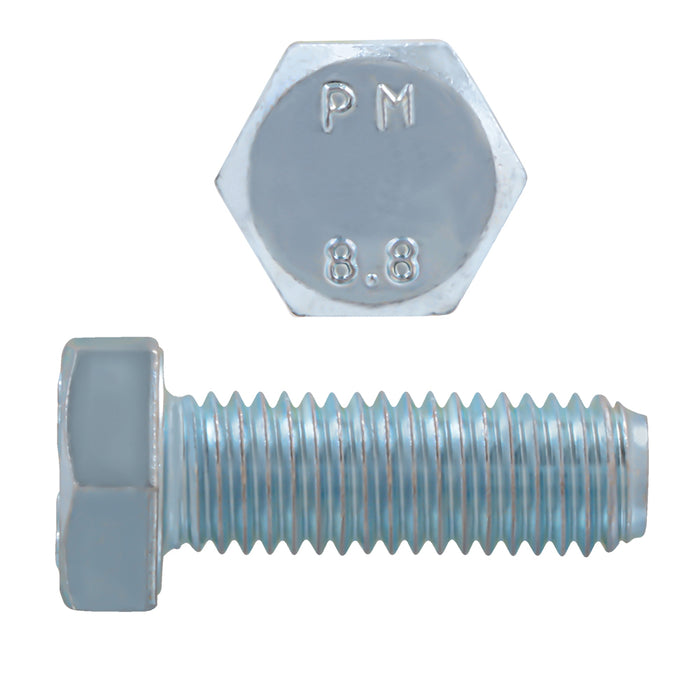 H. Paulin 009-245 Paulin M12-1.75 x 35mm Metric Hex Head Cap Screws CL 8.8 Coarse Zinc DIN933 FT 2 Pcs